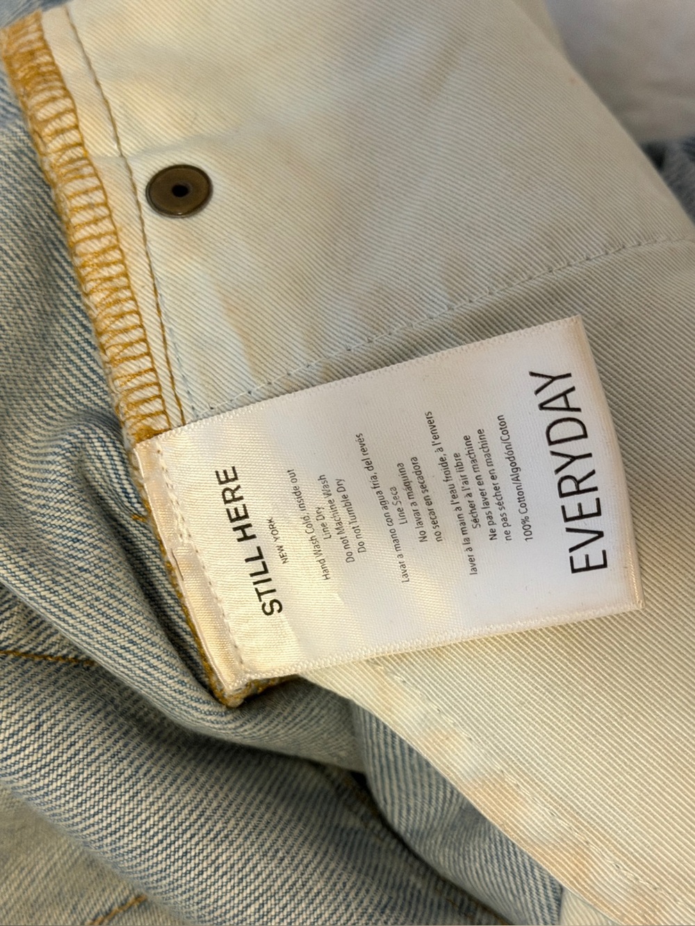 Still Here Everyday Light Wash Straight Leg Jeans - Picture 6 of 7